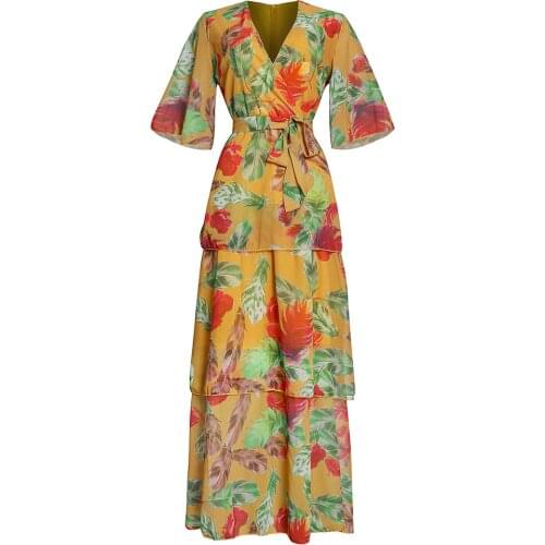 African Print Maxi Dresses For Women Summer 2021 Elegant Evening Gowns Ankara Floral Boho Chiffon Dress Muslim Fashion Abaya