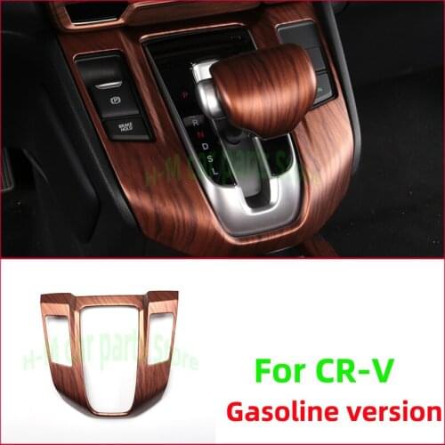 Fit For Honda CR-V CRV model 2017 2018 2019 Gear Shift Shifter Center Contorl Panel Trim Cover Frame Protect Accessories
