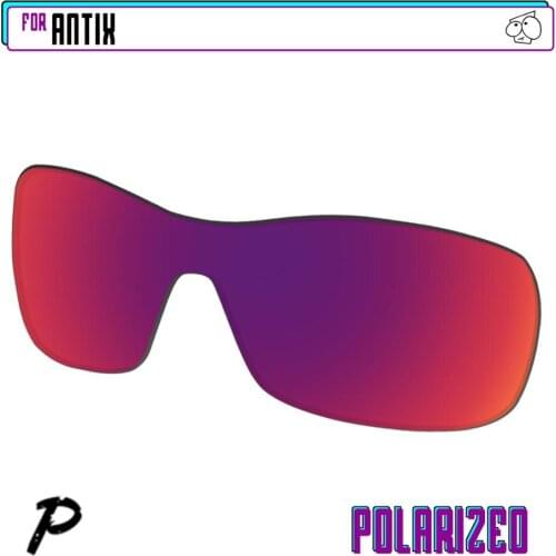 EZReplace Polarized Replacement Lenses for - Oakley Antix Sunglasses - Midnight Mirrior