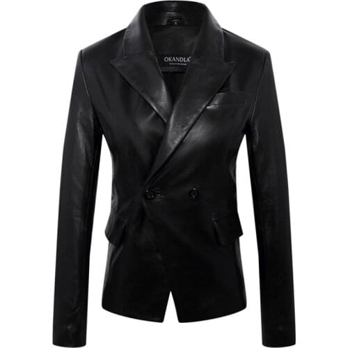 Fashion Free shipping,Women Genuine leather jacket.plus size soft leather suit.Suede,lady business suits.sales women coat