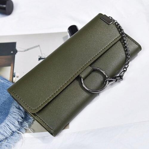 Womens New Clutch Bag Fashion Casual Daily Wild Metal Chain Pu Classic High-quality Fine Female Bag