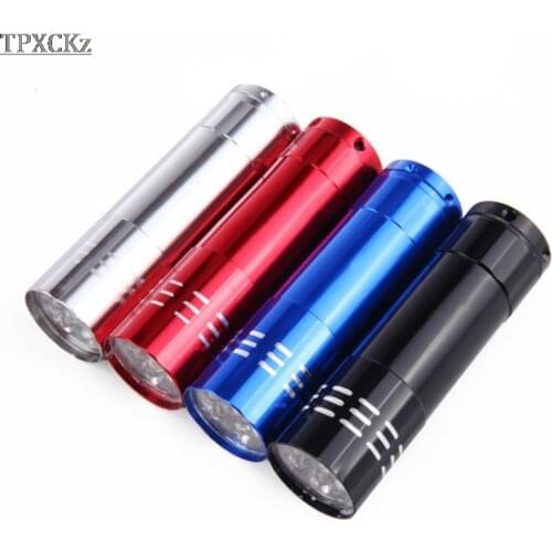 Super Bright Portable Mini 9LED Flashlight Waterproof Torch for home outdoor