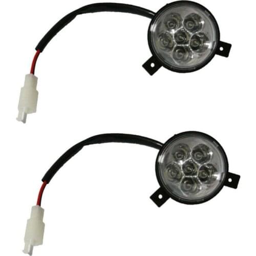 24V 15W 2 wire LED front headlight head light lamp 49cc 50cc 70cc 90cc 110cc KIDS Mini ATV go kart quad scooter Taotao 110L