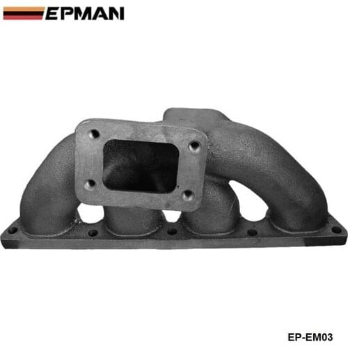 T3 Cast Iron Turbo Exhaust Manifold Header For Honda CRX 92-00 B16 B18B Series EP-EM03