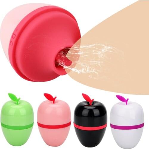 Adult Products Nipple Massager Creative Apple Clitoris stimulation Sex Toys for Women Tongue Vibrator