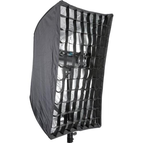 Neewer Photo Studio 24"x36"/60x90cm Rectangle Umbrella Type Speedlite Softbox with Grid for Portraits/Product Photography
