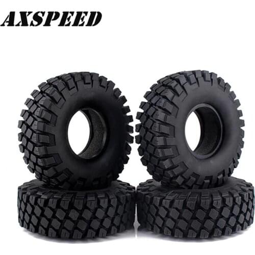 1.9inch RC Car Rubber Wheel Tires 114mm Mud Grappler Rubber Tyre for 1:10 RC Rock Crawler Cars SCX10 CC01 TRX4