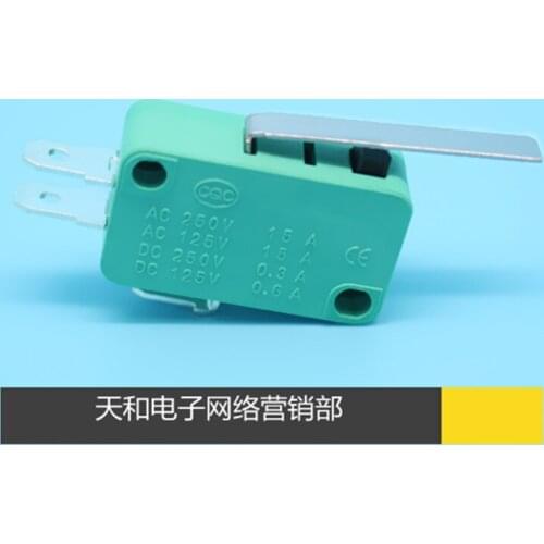 10pcs/ZW7-1 KW7-1 belt pressure iron handle trip limit point move micro switch One on one off