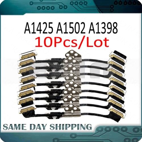 10Pcs/Lot for Macbook Pro Retina 13" A1425 A1502 15" A1398 LCD Cable LED LVDs Display Screen Cable 2012- 2015 Year