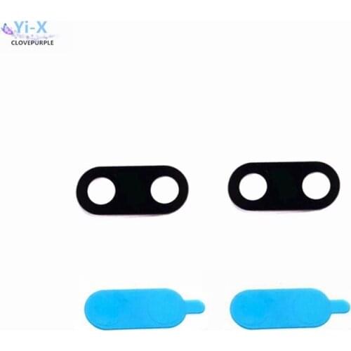 2pcs/lot For Huawei Honor 10 Back Rear Camera Glass Lens With Sticker