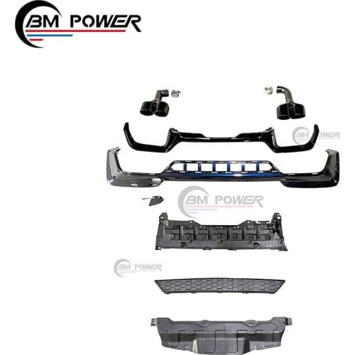 2021 New X3 series G01 X3M rear diffuser and muffler tips for X3 series G01 X3M painted diffuser and exhaust tips