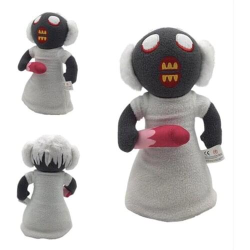 23cm Horror Game Halloween Granny Cartoon Movie Plush Stuffed Animals Dolls Collectible Toys Gifts For Children