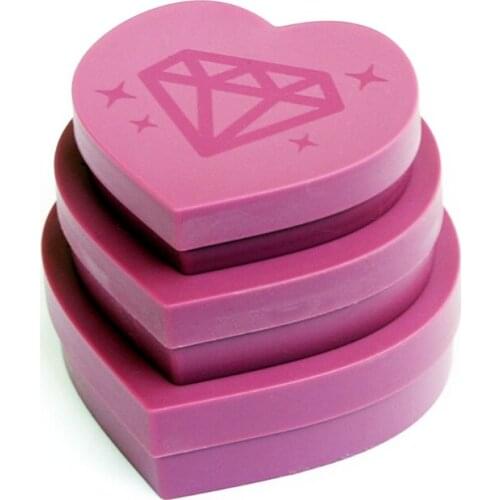 3 Pcs Heart-Shaped 5D Diamond Painting Storage Tray Box Plastic Bead Sorting Trays Embroidery Accessories Case Diamond S03 21