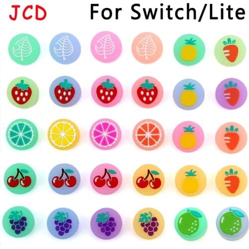 4pcs For Nintend switch joy-con silicone cap for switch jelly color luminous Case NS handle button caps