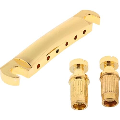 6 Strings Guitar Bridge Tailpiece with Stud for LP EPI Electric Guitar Parts