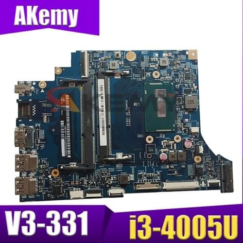 Akemy laptop Motherboard For ACER Aspire V3-331 i3-4005U Mainboard 13334-1 SR1EK DDR3