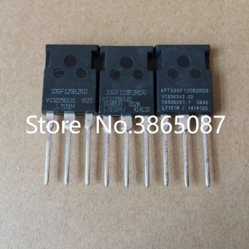 APT33GF120B2RDQ2G OR APT33GF120B2RDG PLUS247 ISOPLUS247 TO-247 TUBE POWER IGBT TRANSISTOR 10PCS/LOT ORIGINAL NEW