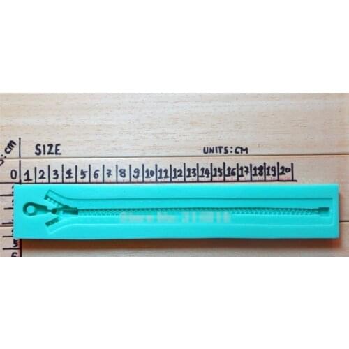 Free shipping zipper Modelling fondant silicon mold chocolate cake decoration silicone mold silicone mold