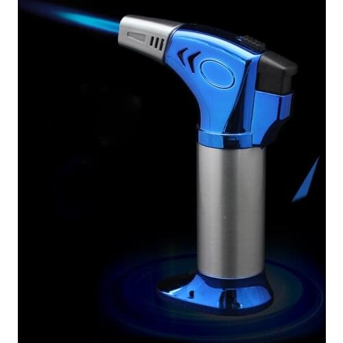 1pc High Capacity Butane Gas Torch Lighter Welding Gun Chef Cooking BBQ Camping Lighter Ignition Picnic Tool Gadgets For Men