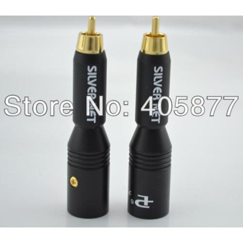 Hifi Gold Plated RCA Male to XLR Female audio adapter Connector