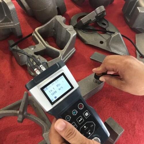 HUATEC Portable Ultrasonic Thickness Gauge Spheroidization Rate Tester High Precision Timing