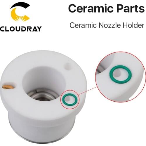 Cloudray OEM Trumpf Laser Head Ceramic Parts Laser Nozzle Holder M12 H34 D41 0-5kW for Trumpf Fiber Laser Head