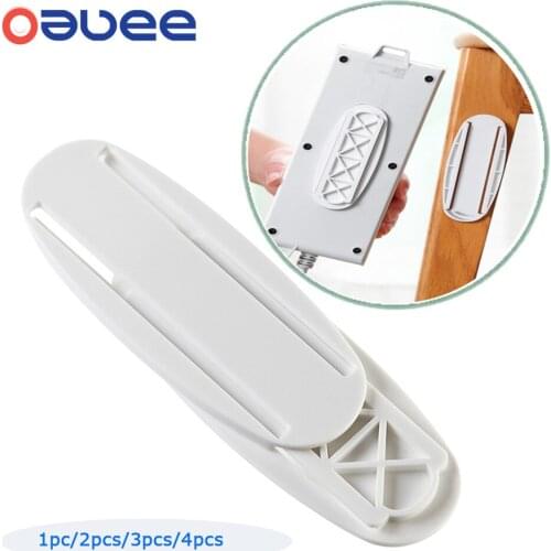 Wall-Mounted Sticker Punch-Free Plug Power Outlet Holder Traceless Fixer Home Self-Adhesive Socket Fixer Organizer