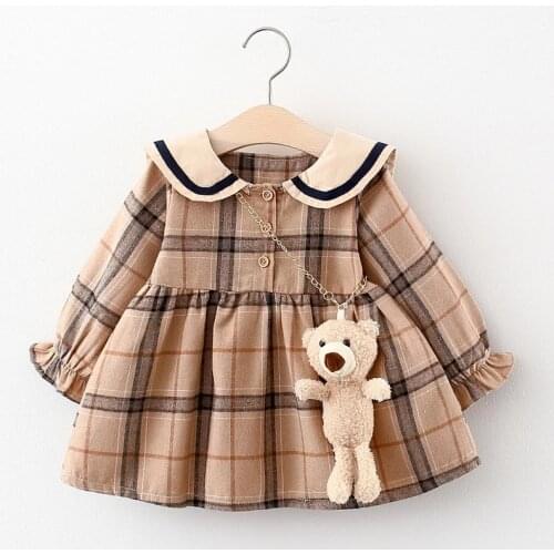 Newborn Baby Girls Dress 2020 Fall Fashion Cute Long Sleeve Princess Dresses for Infant Baby Clothing Toddler Girl Dress Vestido