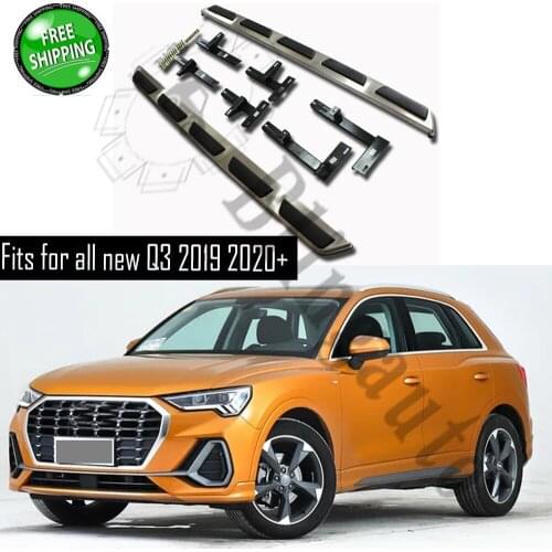 Running board fits for A udi new Q3 2019 2020 side step nerf bar auto platform protect side beam side stairs