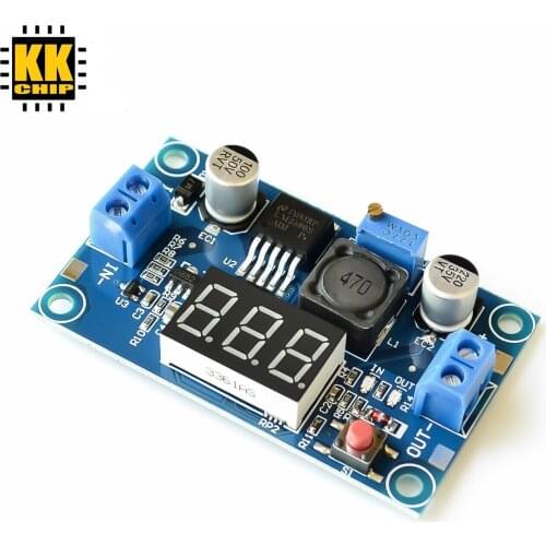 LM2596S DC DC Step Down Converter Voltage Regulator LED Display Voltmeter 4.0~40 to 1.3-37V Buck Adapter Adjustable Power Supply