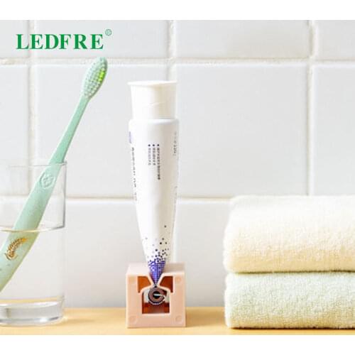 Rolling Toothpaste Device Tube Dispenser Holder Multifunctional Plastic Facial Cleanser Squeezer Press for Bathroom Accessories