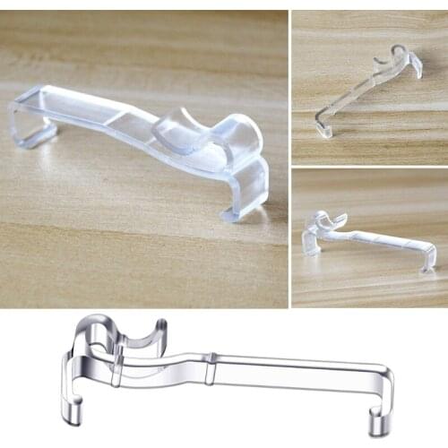T84E Valance Clips Clear Plastic Valance Retainer Clips Hidden Valance Clips Blind Window Valance Clips Window Blind Clips