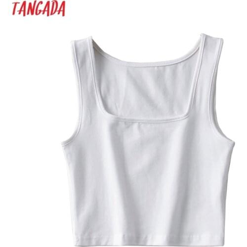 Женские хлопковые майки Tangada China At AliExpress