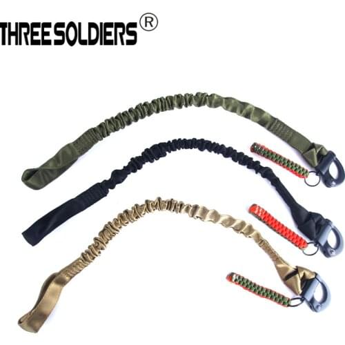THREE SOLDIERS Outdoor Climbing mounting Safety CS tactical mission gun rope rope escape rope quick release safety rope