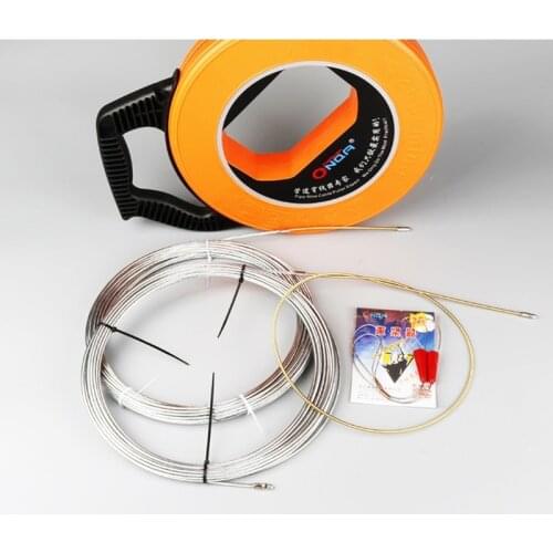 R66A Electrician Threading Device Cable/Wire Puller Tool Fish Tape Fastener for Fastening Cables in Decorating Houses Office