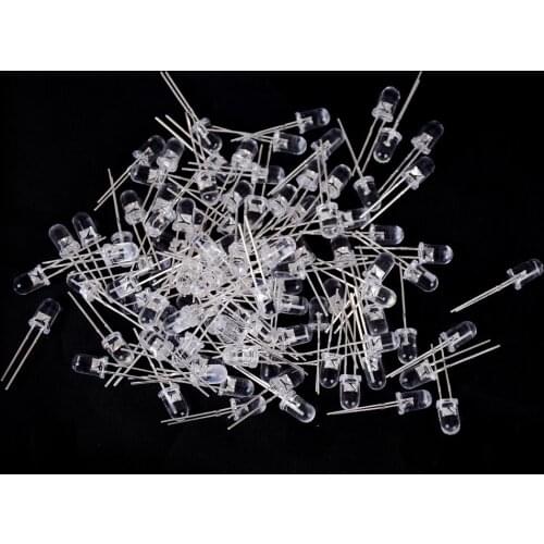 20 pcs/lot 5mm Superbright White Round LED 20000 mcd Wholesale