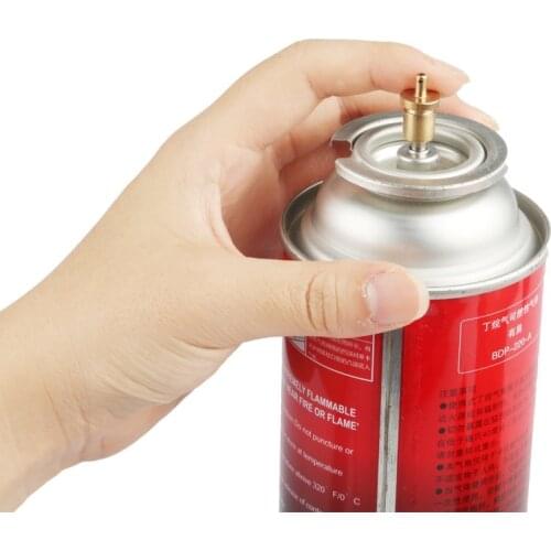 Gas Refill Adapter Outdoor Camping Stove Cylinder Gas Tank Gas Accessories For Hiking Inflate Butane Canister Wood Stove