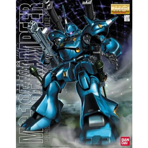 BANDAI gundam 1/100 MG MS-18E Kampfer model kids assembled Robot Anime action figure toys