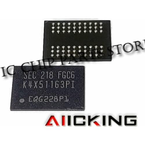 Free Shipping 5/PCS K4X51163PI-FGC6 K4X51163PI BGA New original transistor