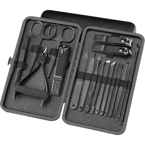 Professional Nail Clipper Set Manicure Cutters Stainless Steel Ear Spoon Nail Clipper Beauty Tools Home Salon Use Manicure Kit