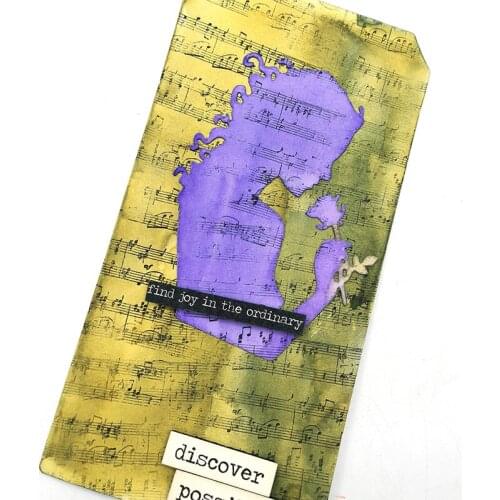 Julyarts Girl Flower Scrapbooking Tools Dies Scrapbooking Photo Album Card Paper Embossing Craft DIY