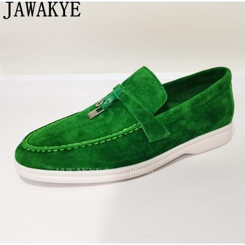 High Quality flat Loafers Shoes for Women Suede Leather Tassel Pendant Slip-on Walk Shoes Hot sale Casual Brand Shoes Mujer