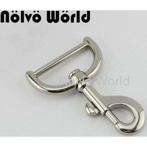 Nolvo World 43mm Inside Diameter D Ring Lobster Clasp Claw Swivel for Strap Push Gate Lobster Clasps Hooks Swivel Snap Fashion