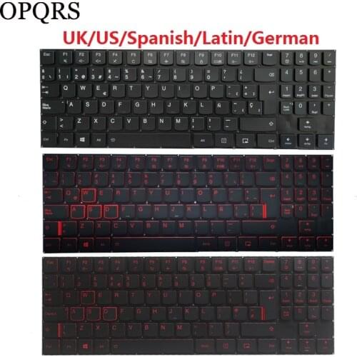 New Spanish keyboard for Lenovo Legion Y520 Y520-15IKB R720 Y720 Y720-15IKB laptop Keyboard SP Backlit No Frame