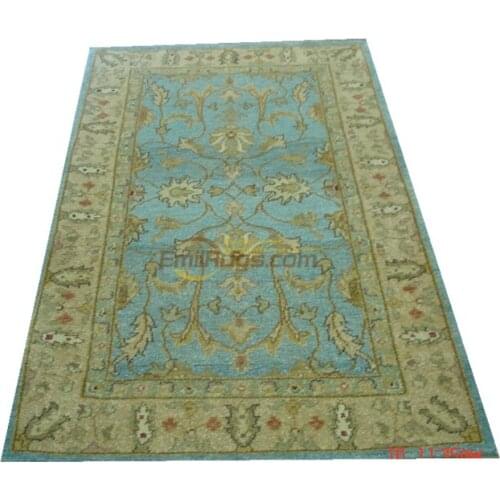 Original single export Turkish handmade carpets OUSHAK Ozarks pure wool carpet XD1-93 4X6gc158zieyg14