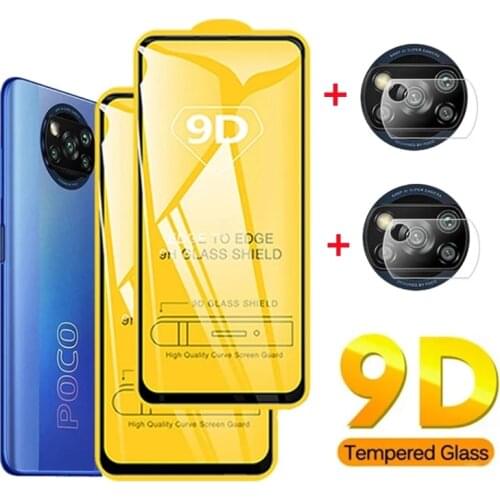 Poco x3 pro f3 m3 Tempered Glass Camera Lens Film for Xiaomi Mi Poco x3 NFC Pro m3 f3 x3pro Screen Protector Pocox3 pro 9D Glass