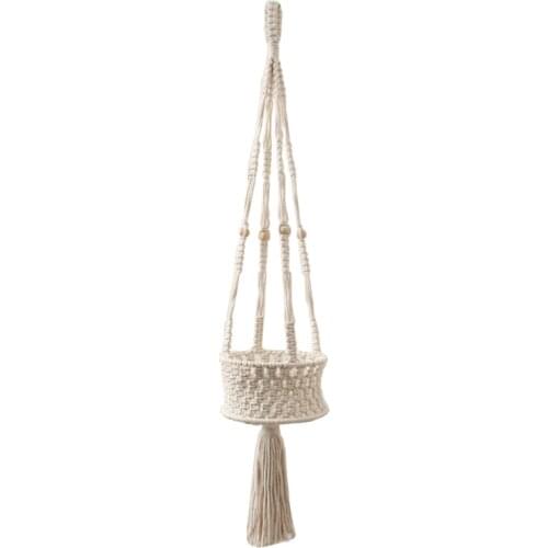 Hanging Plant Handmade Macrame Plant Hanger Flower Pot Holder Wall Garden Decor