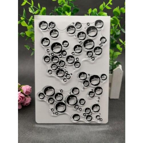 Background dots Clear Silicone Rubber Stamp for DIY scrapbooking/photo album Decorative craft A03
