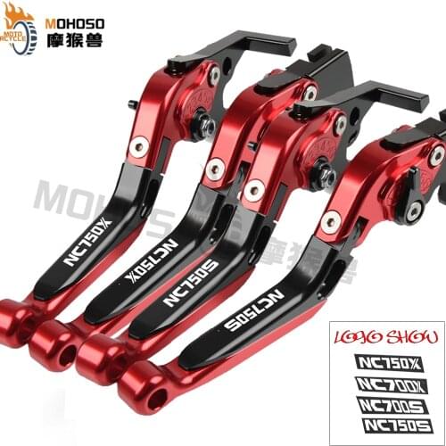Motorcycle Brake Clutch Levers For Honda NC750X NC750S NC700X NC700S NC 750 700 Motorcoss adjustable Folding Extendable Levers