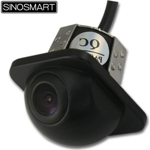 SINOSAMRT Universal Light Wing Mirror Side View Reversing Parking Camera Glass Lens 20mm Hole Mini Size Nice Shape
